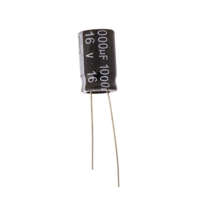 خازن الکترولیت 1000 میکرو فاراد کد 16v بسته 5 عددی
